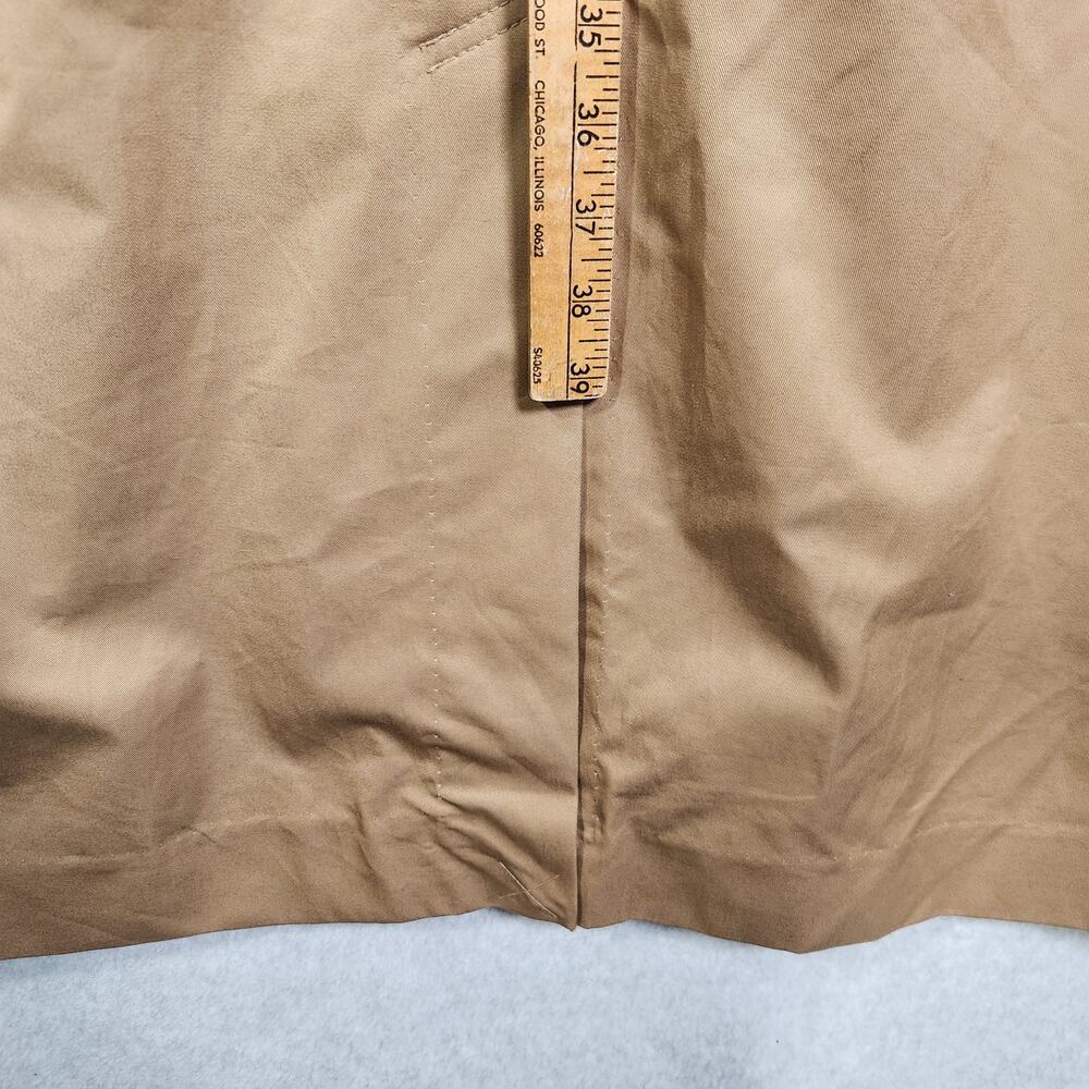 Everlane Long Mac Trench Coat Womens L Cotton Brown Minimalist Capsule Oversized - Picture 16 of 16